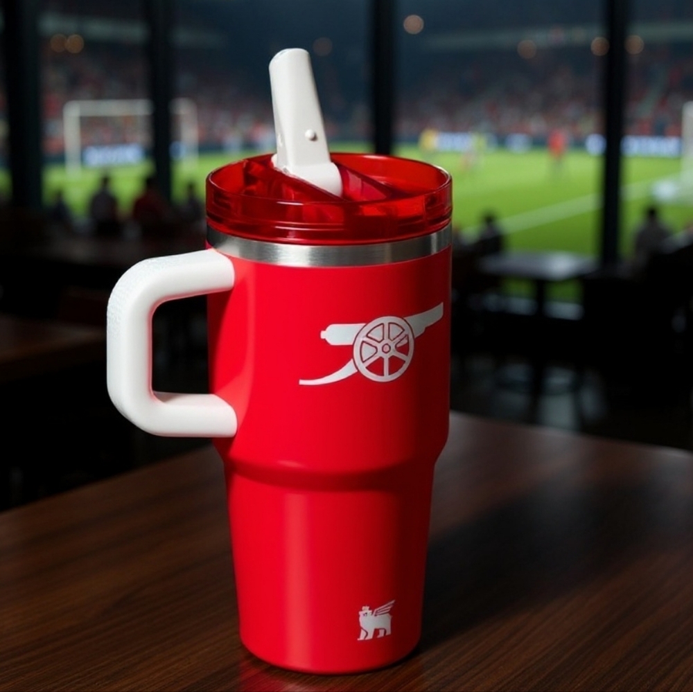 Stanley x Arsenal ProTour Flip Straw Tumbler 20 OZ New